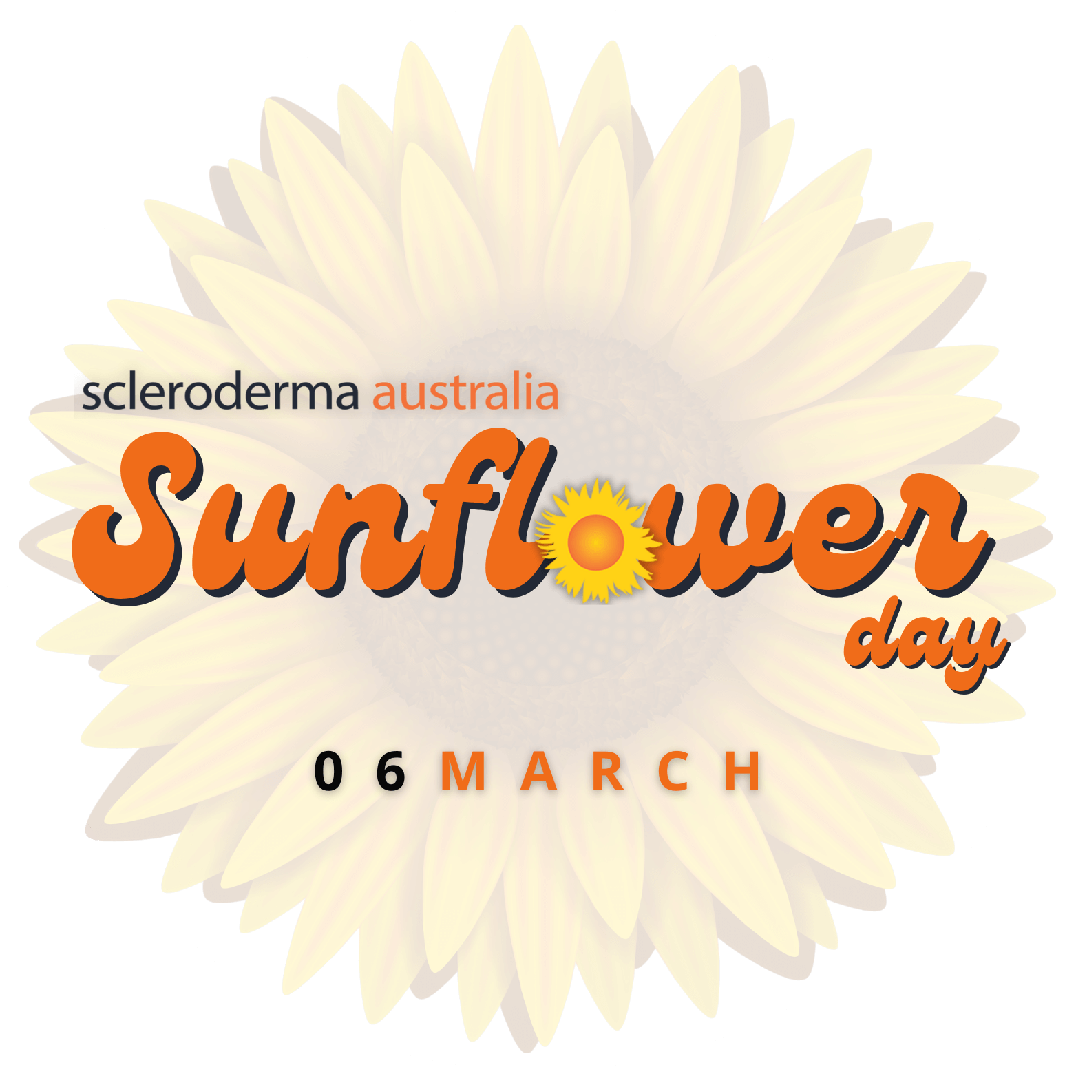 Scleroderma Australia Sunflower Day Get your Decal Stickers